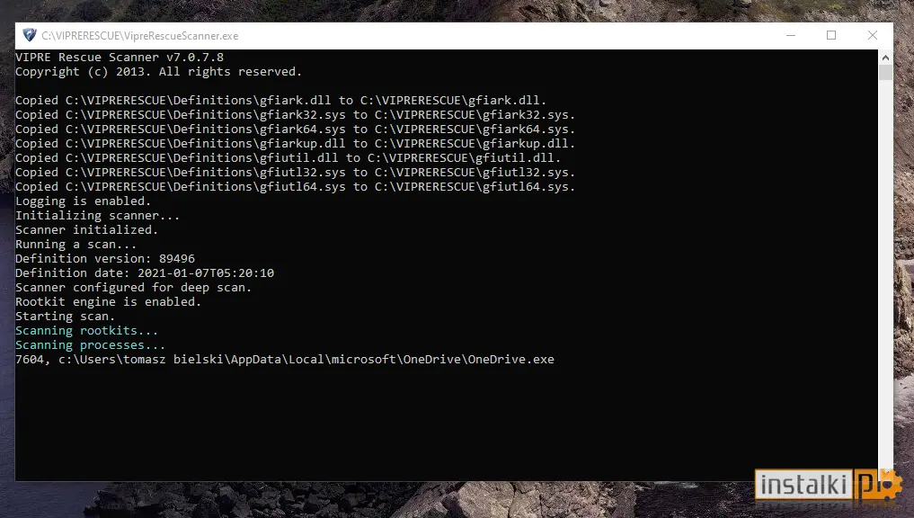 VIPRE Rescue Scanner 7.0.7.8 (2021-04-07)